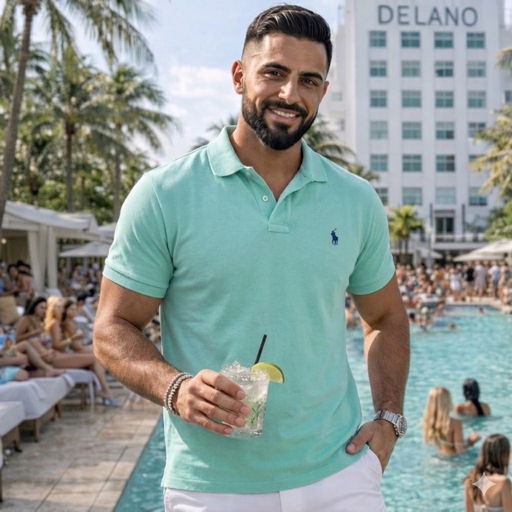 Polo by Ralph Lauren Mint Green Short-Sleeve Polo Shirt